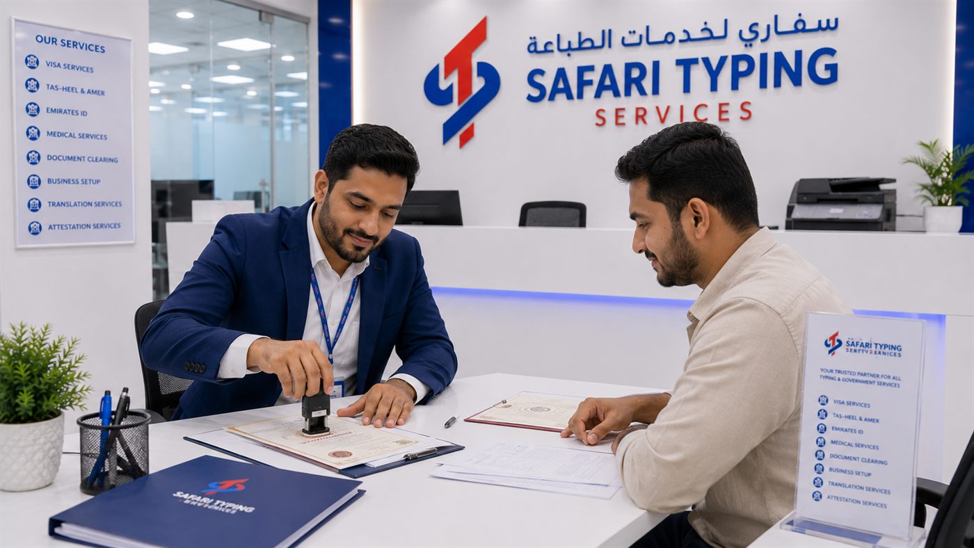 A Consultant Stamping And Attesting A Customer's Document