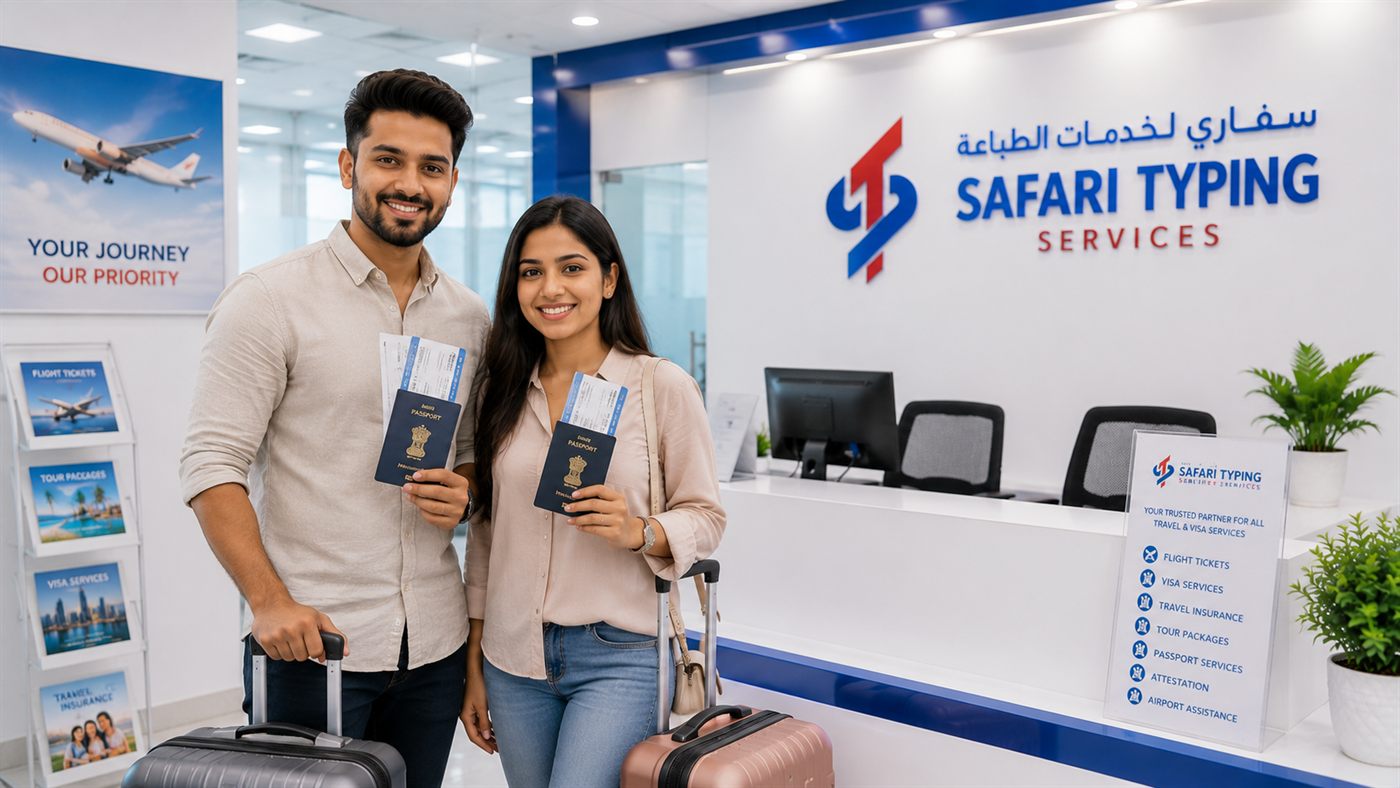A Couple Collecting Their Passports And Boarding Passes