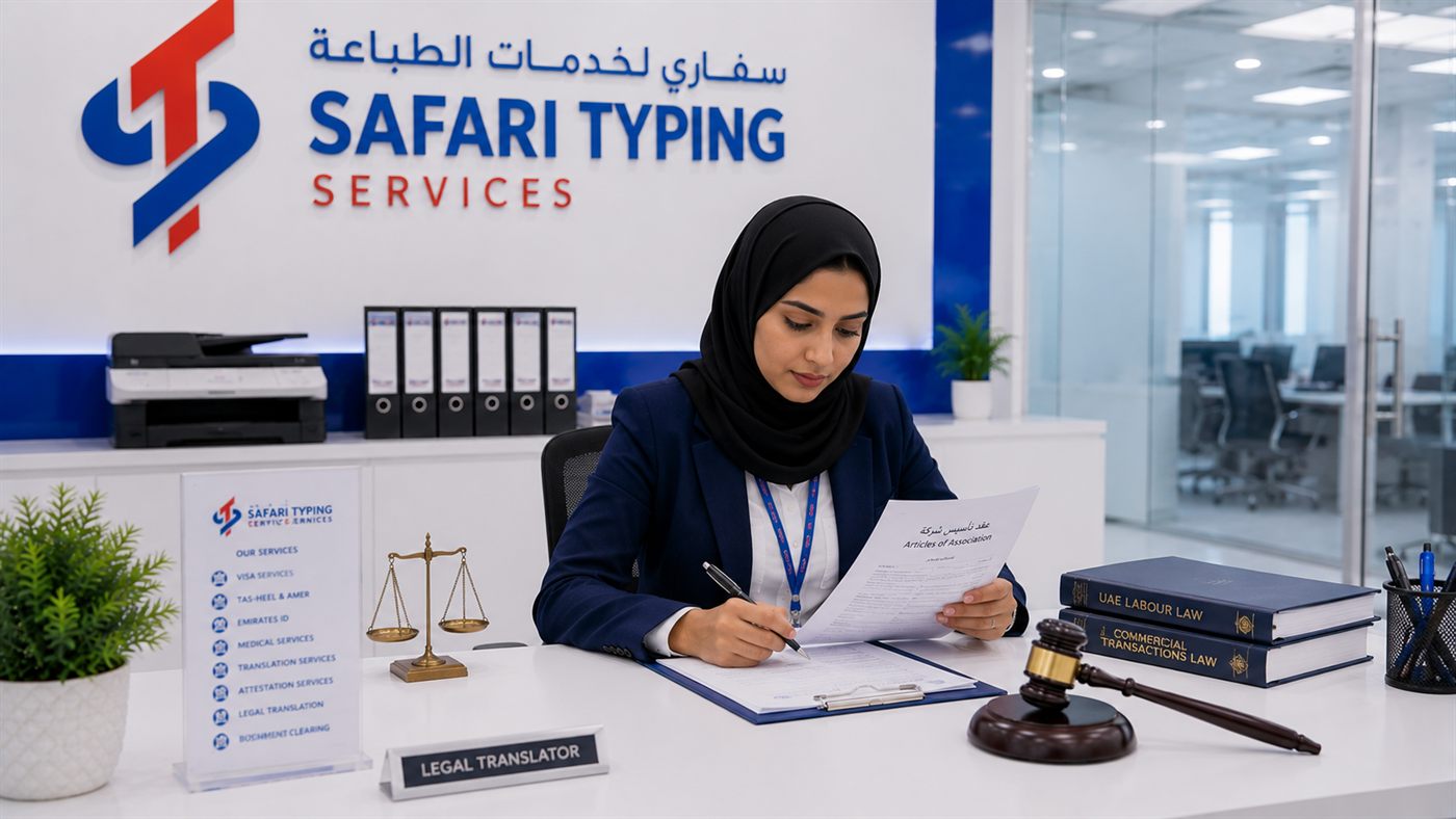 A Legal Translator Preparing Certified Court And Translation Documents